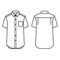 住商モンブラン シャツ　兼用　半袖　黒  SS008-93-S  1枚（直送品）