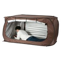 武田コーポレーション 2WAYプライバシーテント BST-100DBR 1箱(8個入)（直送品）