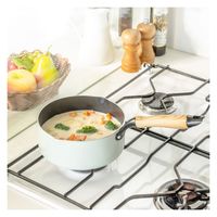 武田コーポレーション IH対応カラーふっ素片手鍋18CM GRN IHCFN18GRN 1箱(10個入)（直送品）