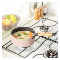 武田コーポレーション IH対応カラーふっ素片手鍋18CM PI IHCFN18PI 1箱(10個入)（直送品）