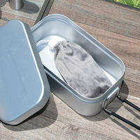 武田コーポレーション チタンカトラリー 4点セット TIK22-40SV 1箱(24個入)（直送品）