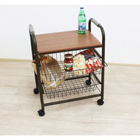 武田コーポレーション キッチンワゴン TK5-52BR 1箱(5台入)（直送品）