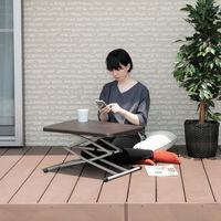 武田コーポレーション ガーデン昇降テーブル GST-64BR 1箱(2個入)（直送品）