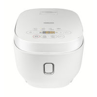 YAMAZEN マイコンジャー 炊飯器 5.5合炊き 20分早炊き 白米6種炊き分け ホワイト YJP-DM102(W)