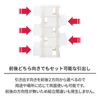天馬 ストッカーワイド組立式3段 110014712 1台
