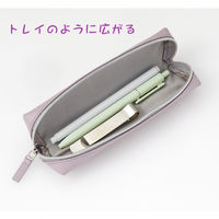 レイメイ藤井 タイニスト ペンケース 本革製 ミストブルー NF1207A 1個
