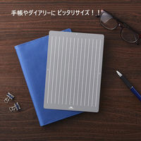 レイメイ藤井 大人の魔法のザラザラ下じき B6 グレー U1258N 1枚