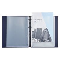 リヒトラブ SELFANA クリヤーブック<ポケット交換式> A4 ボルドーブラック N7200-3 1セット(2冊)