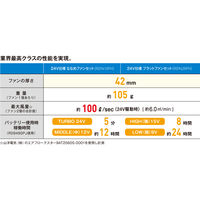 【アウトレット】コーコス信岡　24V仕様フラットファンセット 2024年モデル RD9420PH 1セット