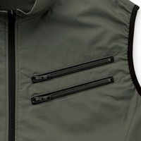 サンエス ベスト 47カーキ M KF92102 1着（直送品）