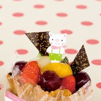 ヘッズ メルヘン赤ずきんちゃんケーキピック MEA-PC 1パック(100枚)