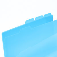 セキセイ 5インデックスフォルダー〈縦〉 ブルー ACT-915-10 1冊