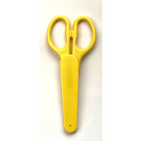 木村刃物製作所 キャップ付きこどもはさみ左手用フッ素加工 V5-135LFC 1丁