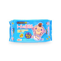 【おしりふき】【トイレに流せる】ティー・エイチ・ティー プラスケア ヒアルロン酸トイレに流せるおしりふき 64枚3P  1個