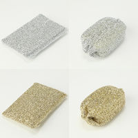 アルミスポンジ フィギア 丸 厚みのある丸型 キッチンスポンジ 食器用 金 1個 亀の子束子西尾商店