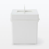 無印良品 ポリプロピレン 救急箱 ホワイトグレー 約幅26×奥行18×高さ18cm 良品計画