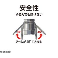トヨックス カムロック カプラー ホースシャンク ポリプロピレン 2インチ 633-C-2-PP 1個 65-0881-50（直送品）
