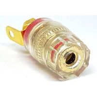 共立電子産業 φ4mmバナナジャック付金メッキスピーカーターミナル 小 赤 GST-B77J-RD 1個 65-8297-18（直送品）