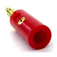 共立電子産業 φ4mmネジ止め式バナナプラグ金メッキ 赤 2個入 WTN-06-1005G-RD2P 1セット(2個) 65-8297-20（直送品）