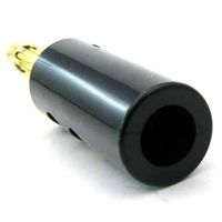 共立電子産業 φ4mmネジ止め式バナナプラグ金メッキ 黒 2個入 WTN-06-1005G-BK2P 1セット(2個) 65-8297-21（直送品）