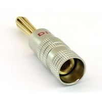 共立電子産業 φ4mm 金メッキバナナプラグ 赤 3個入 HNG-2003R-3P 1セット(3個) 65-8297-24（直送品）