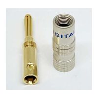 共立電子産業 φ4mm 金メッキバナナプラグ 青 3個入 HNG-2003BL-3P 1セット(3個) 65-8297-25（直送品）