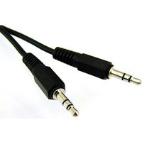 共立電子産業 両端φ3.5ステレオプラグ付きケーブル 2.0m #NO 1個 65-8727-71（直送品）