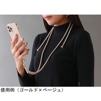 スリーアール ストラップホルダー(ゴールド×ブラック) 3R-STH01GDBK 1個 67-2515-68（直送品）