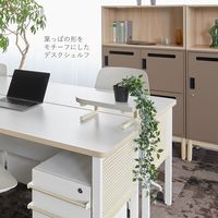 PREDONA(プレドナ) デスクシェルフ 幅360×奥行き240×高さ120mm リリーホワイト 1台