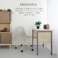 PREDONA(プレドナ) デスクオプション サイドメッシュパネル 奥行550mm用 1セット(2枚)