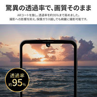 MSソリューションズ AQUOS sense8 SH-54D/SHG11 レンズ保護ガラス 単体型 LN-23WQ1FGLENC 1個