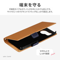 MSソリューションズ AQUOS sense8 SH-54D/SHG11 薄型・軽量PUレザー手帳型 LN-23WQ1BLP2NV 1個