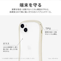 MSソリューションズ iPhone 15 Plus/14 Plus 耐傷・耐衝撃ハイブリッドケース LN-IA23VMFLGY 1個