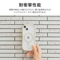 MSソリューションズ iPhone 15/14 高速充電対応・耐傷・耐衝撃ハイブリッドケース LN-IM23VMCLBK 1個