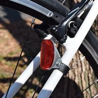 キャットアイ 502ー9344C RRー165ーBS3R + BSー3 シートステー取付 ブラック 袋入 1セット(8個)（直送品）