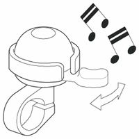 東京ベル製作所 ベル TBーAP1 ティーポ・ベル ブラック 23400012 1セット(8個)（直送品）