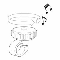 東京ベル製作所 ベル TBー880 クリスタルベル パープル 23408805 1セット(5個)（直送品）