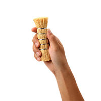 亀の子束子 カルカヤたわし（小）油汚れにに強い 鉄フライパンなどの焦げ付き・こびり付き汚れに 1個 亀の子束子西尾商店