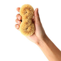 亀の子束子 パームたわし よりどころ 汚れをしっかり落とす ねじり型 タワシ ホワイト 1個 亀の子束子西尾商店