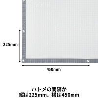 現場のチカラ 透明糸入りシート 0.9×1.8m TIAS0918 1セット（5枚入） オリジナル