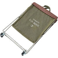 東谷 フォールディングバスケット グリーン MIPー84GR 164468 1台（直送品）