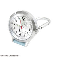 セントレディス ムーミンカラビナ付ウォッチ(蓄光)サックスブルー ST-TSM0011 1セット(1個×3)（直送品）