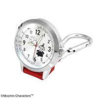 セントレディス ムーミンカラビナ付ウォッチ(蓄光)ローズ ST-TSM0012 1セット(1個×3)（直送品）