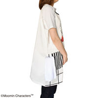 セントレディス ムーミンエプロン ブロックチェックアイボリー ST-NM0015 1枚（直送品）
