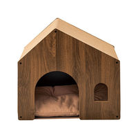 東谷 ペットハウス ブラウン PETー122BR 165457 1個（直送品）