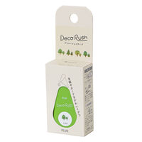 プラス デコレーションテープ デコラッシュ 幅6mm 森 52066 3個