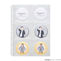 myfa（ミファ）コレクションポケット 6ポケット A4 30穴 缶バッチ～直径76mm用 2枚入 1セット（2袋）リヒトラブ