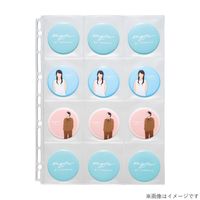 myfa（ミファ）コレクションポケット 12ポケットA4 30穴 缶バッチ～直径57mm用 2枚入 1セット（10袋）リヒトラブ