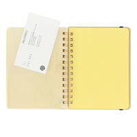 ロルバーン リングノート ポケット付メモクリア M クリアブルー 5mm方眼 500928720 デルフォニックス （Rollbahn）