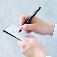 リヒトラブ ヒラクノ（hirakuno） ツイストノート（リングノート） メモサイズ 5mm方眼 ネイビー（紺） N1670-11 2冊